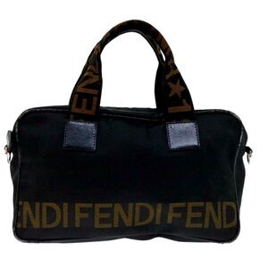 FENDI - Authentic Canvas Handbag with D rings!!